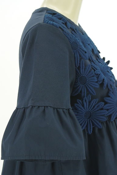 MUVEIL（ミュベール）の古着「ガーベラ刺繍レースプルオーバー（カットソー・プルオーバー）」大画像５へ