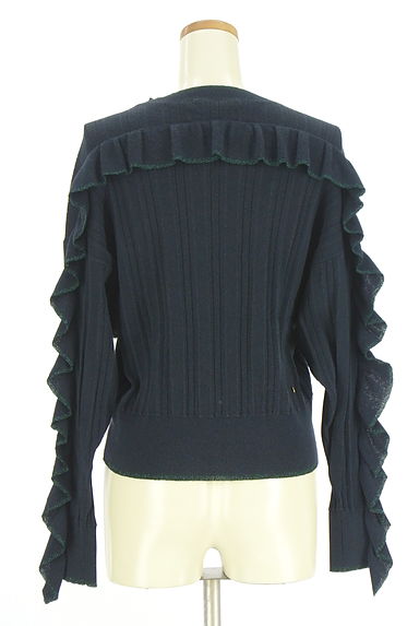 MUVEIL（ミュベール）の古着「フリルニット（ニット）」大画像２へ