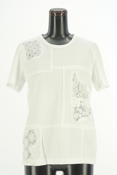 JUNYA WATANABE（ジュンヤワタナベ）の古着「刺しゅうレース切替Tシャツ（Ｔシャツ）」大画像１へ