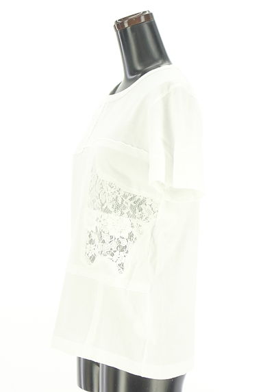 JUNYA WATANABE（ジュンヤワタナベ）の古着「刺しゅうレース切替Tシャツ（Ｔシャツ）」大画像３へ