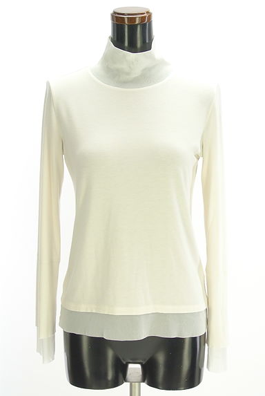 MARECHAL TERRE（マルシャル・テル）の古着「チュール切替ハイネックカットソー（カットソー・プルオーバー）」大画像１へ