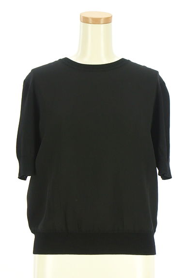 クリックで大画像表示 Theory(セオリー)の古着「フロント切替半袖ハイゲージニット(ニット)」大画像1へ