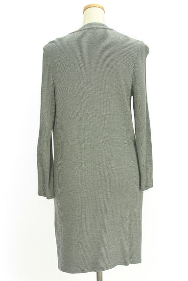 INDIVI（インディヴィ）の古着「ニットロングカーディガン（ジャケット）」大画像２へ