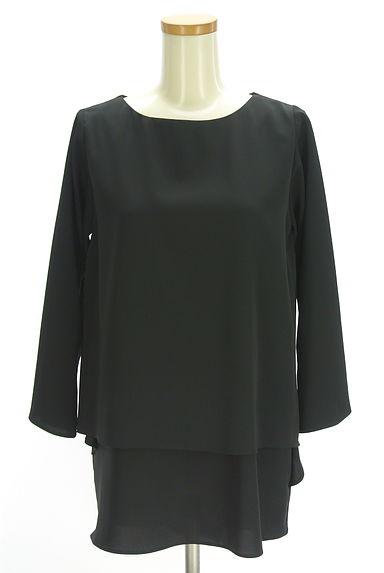 LAUTREAMONT（ロートレアモン）の古着「バックフリルミドル丈ブラウス（カットソー・プルオーバー）」大画像１へ