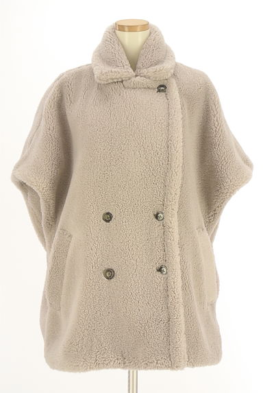 クリックで大画像表示 Arpege story Original(アルページュストーリーオリジナル)の古着「オーバーサイズミドル丈ボアコート(ジャケット)」大画像5へ