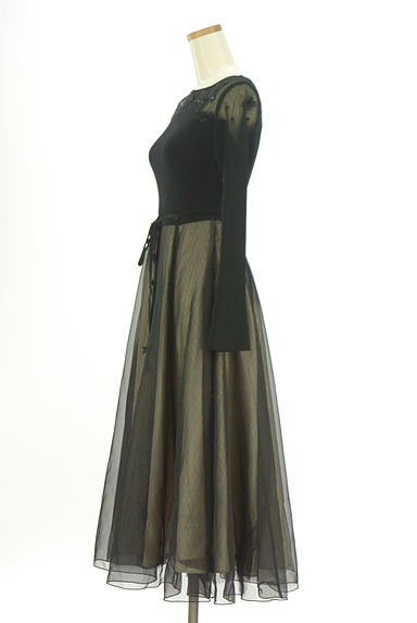 CELFORD（セルフォード）の古着「ビーズ刺繍ニットドレスワンピース（ワンピース・チュニック）」大画像３へ