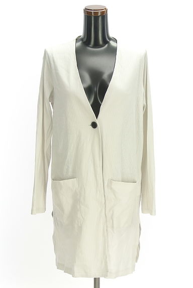 la.f...（ラエフ）の古着「リブロングカーディガン（ジャケット）」大画像１へ