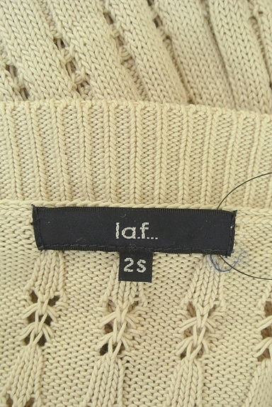 la.f...（ラエフ）カーディガン買取実績のブランドタグ画像