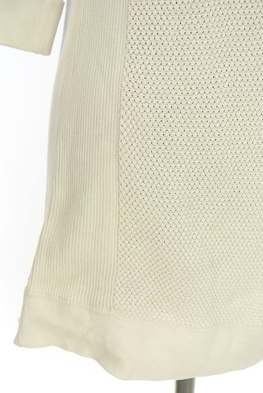 la.f...（ラエフ）の古着「6分袖透かし編みフレアミドルニット（ニット）」大画像５へ