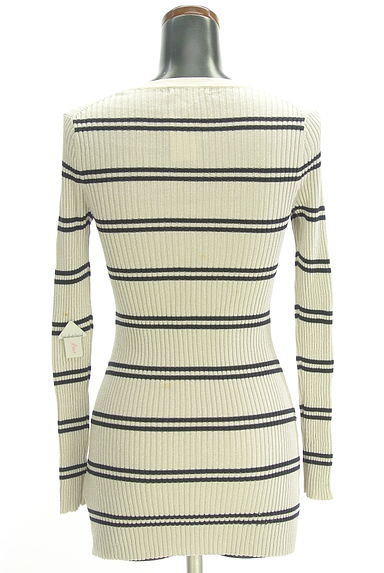 la.f...（ラエフ）の古着「ミドル丈ボーダーラメニット（ニット）」大画像４へ