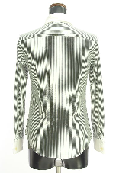 クリックで大画像表示 la.f...(ラエフ)の古着「ストライプクレリックシャツ(カジュアルシャツ)」大画像2へ