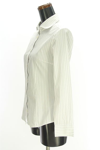 la.f...（ラエフ）の古着「ラメストライプブラウス（カジュアルシャツ）」大画像３へ