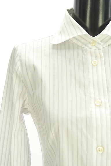 la.f...（ラエフ）の古着「ラメストライプブラウス（カジュアルシャツ）」大画像４へ