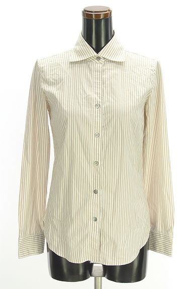 la.f...（ラエフ）の古着「ストレッチストライプシャツ（カジュアルシャツ）」大画像１へ