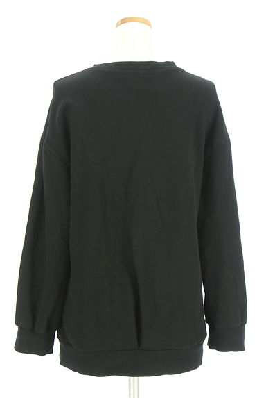 dazzlin（ダズリン）の古着「ニットリボン裏起毛スウェット（スウェット・パーカー）」大画像２へ