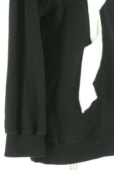 dazzlin（ダズリン）の古着「ニットリボン裏起毛スウェット（スウェット・パーカー）」大画像５へ