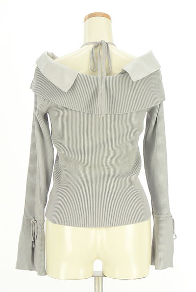 dazzlin（ダズリン）の古着「ダブルカラーオフショルリブニット（ニット）」大画像２へ