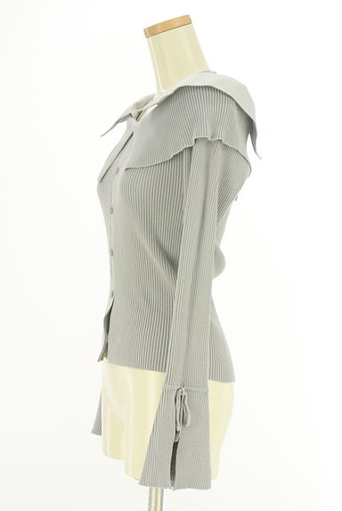 dazzlin（ダズリン）の古着「ダブルカラーオフショルリブニット（ニット）」大画像３へ