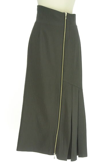 dazzlin（ダズリン）の古着「ラメピンストライプアシメロングスカート（ロングスカート・マキシスカート）」大画像１へ