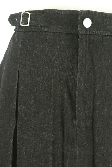 An MILLE（アンミール）の古着「ブラックデニムミニスカート（ミニスカート）」大画像４へ