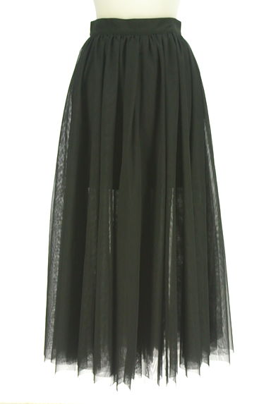 クリックで大画像表示 rienda(リエンダ)の古着「リバーシブルチュールロングスカート(ロングスカート・マキシスカート)」大画像5へ