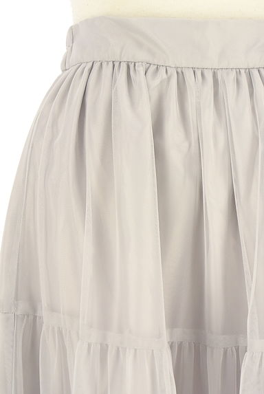 An MILLE（アンミール）の古着「ティアードフリルロングチュールスカート（ロングスカート・マキシスカート）」大画像４へ