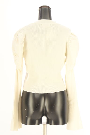 An MILLE（アンミール）の古着「ワンポイントパワショルラメリブニット（ニット）」大画像２へ