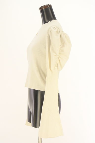 An MILLE（アンミール）の古着「ワンポイントパワショルラメリブニット（ニット）」大画像３へ