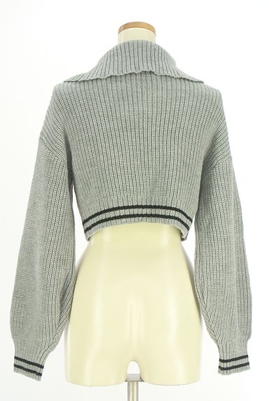 evelyn（エブリン）の古着「ワンポイント刺繍ハーフジップニット（ニット）」大画像２へ