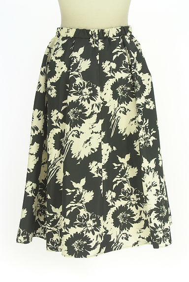 TOCCA（トッカ）の古着「モノトーン花柄膝下フレアスカート（スカート）」大画像２へ