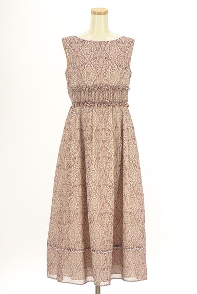 TOCCA（トッカ）の古着「ダマスク柄ラメドビーロングワンピース（ワンピース・チュニック）」大画像１へ