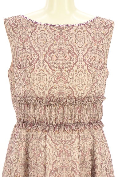 TOCCA（トッカ）の古着「ダマスク柄ラメドビーロングワンピース（ワンピース・チュニック）」大画像４へ