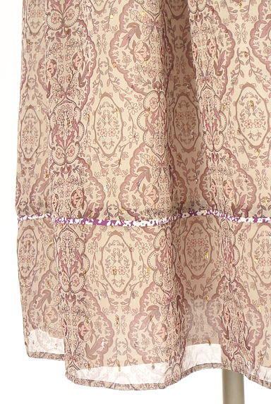 TOCCA（トッカ）の古着「ダマスク柄ラメドビーロングワンピース（ワンピース・チュニック）」大画像５へ