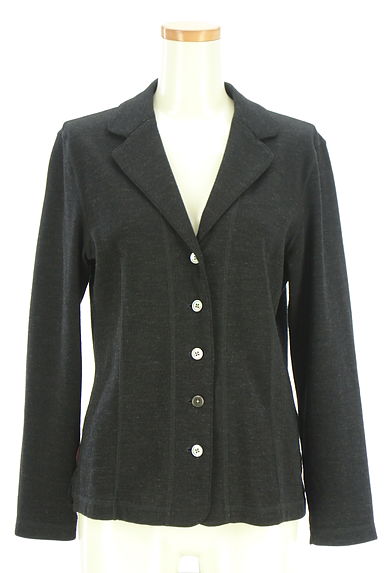 Mademoiselle NON NON（マドモアゼルノンノン）の古着「ストレッチウールテーラードジャケット（ジャケット）」大画像１へ