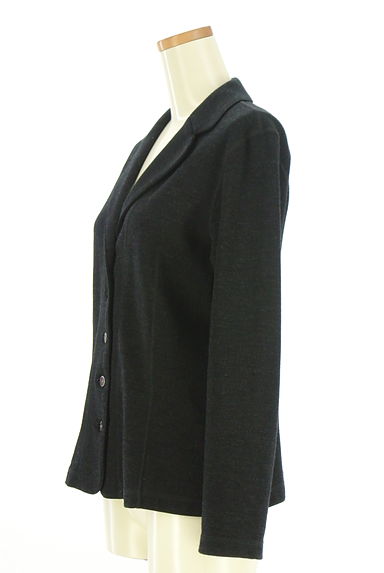 Mademoiselle NON NON（マドモアゼルノンノン）の古着「ストレッチウールテーラードジャケット（ジャケット）」大画像３へ