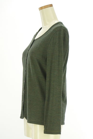 Mademoiselle NON NON（マドモアゼルノンノン）の古着「薄手ウールニットカーディガン（カーディガン・ボレロ）」大画像３へ