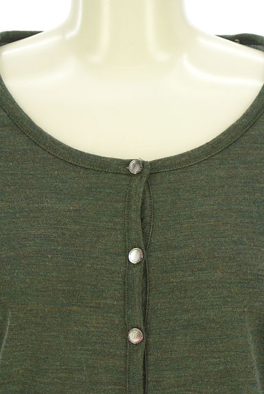 Mademoiselle NON NON（マドモアゼルノンノン）の古着「薄手ウールニットカーディガン（カーディガン・ボレロ）」大画像４へ