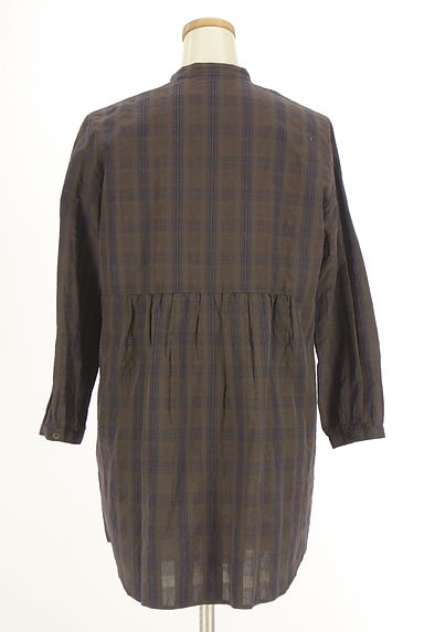 Mademoiselle NON NON（マドモアゼルノンノン）の古着「NON NO シャツチュニック（ワンピース・チュニック）」大画像２へ