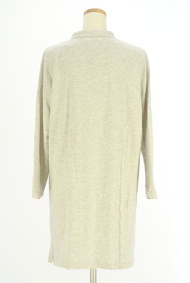 クリックで大画像表示 Mademoiselle NON NON(マドモアゼルノンノン)の古着「NON NO バンドカラーチュニック(ワンピース・チュニック)」大画像2へ