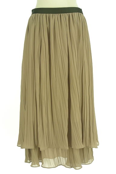 NEW YORKER（ニューヨーカー）の古着「シワプリーツシフォンロングスカート（ロングスカート・マキシスカート）」大画像１へ