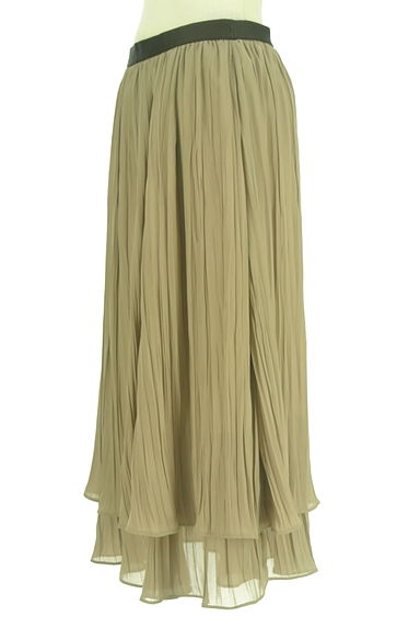 NEW YORKER（ニューヨーカー）の古着「シワプリーツシフォンロングスカート（ロングスカート・マキシスカート）」大画像３へ