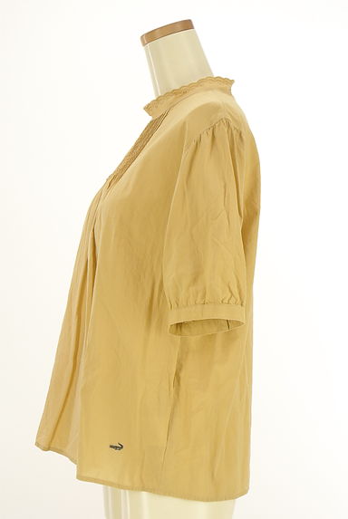 Crocodile（クロコダイル）の古着「レース襟ピンタックブラウス（カットソー・プルオーバー）」大画像３へ