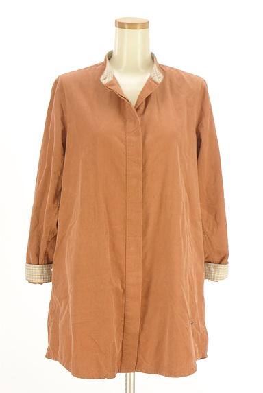 クリックで大画像表示 Crocodile(クロコダイル)の古着「コーデュロイバンドカラーシャツチュニック(ブラウス)」大画像4へ