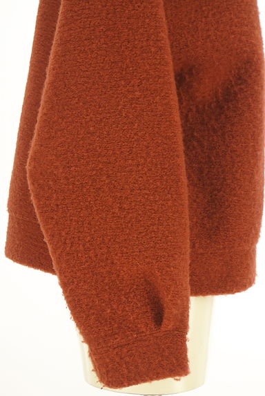 GRANDMA MAMA DAUGHTER（グランマママドーター）の古着「ノーカラー起毛ニットジャケット（ジャケット）」大画像５へ