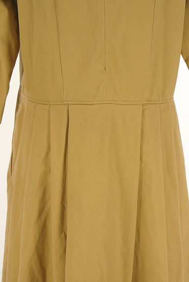 GRANDMA MAMA DAUGHTER（グランマママドーター）の古着「8分袖タックフレアミモレワンピース（ワンピース・チュニック）」大画像５へ