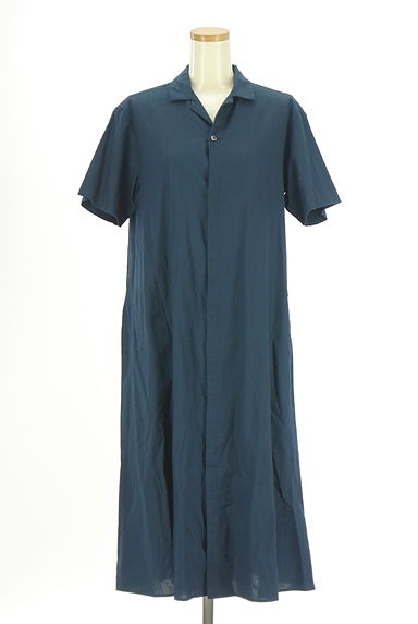 クリックで大画像表示 vm(ヴーム)の古着「綿麻ロングシャツワンピース(ワンピース・チュニック)」大画像1へ