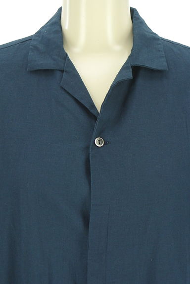 クリックで大画像表示 vm(ヴーム)の古着「綿麻ロングシャツワンピース(ワンピース・チュニック)」大画像4へ