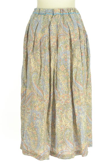 vm（ヴーム）の古着「エスニック柄リネンロングスカート（ロングスカート・マキシスカート）」大画像２へ