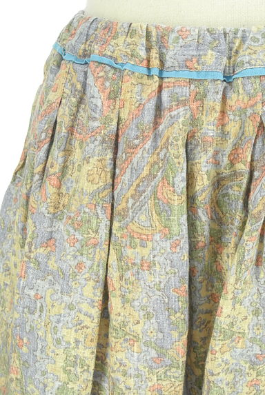 vm（ヴーム）の古着「エスニック柄リネンロングスカート（ロングスカート・マキシスカート）」大画像４へ