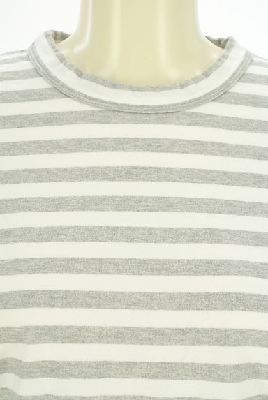 GRANDMA MAMA DAUGHTER（グランマママドーター）の古着「8分袖ボーダーカットソー（カットソー・プルオーバー）」大画像４へ